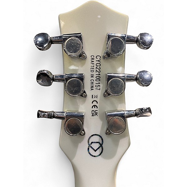 Used 2023 Gretsch Guitars 140th Anniversary Electromatic Jet G5230T FT w/ Bigsby Stone/Pearl Platinum Solid Body Electric ...