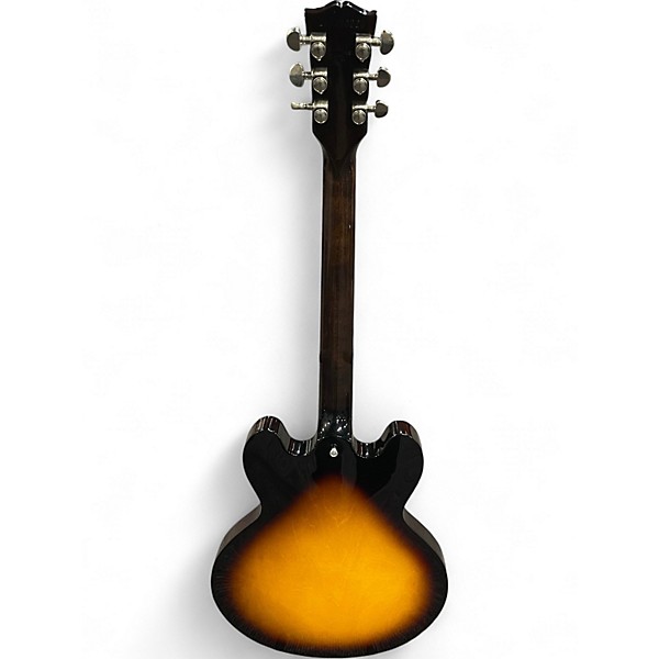 Used Gibson ES335 Studio Vintage Sunburst Solid Body Electric Guitar