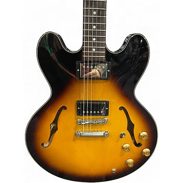 Used Gibson ES335 Studio Vintage Sunburst Solid Body Electric Guitar