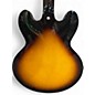 Used Gibson ES335 Studio Vintage Sunburst Solid Body Electric Guitar