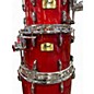Used Pearl 4 Piece Session Studio Classic red Drum Kit