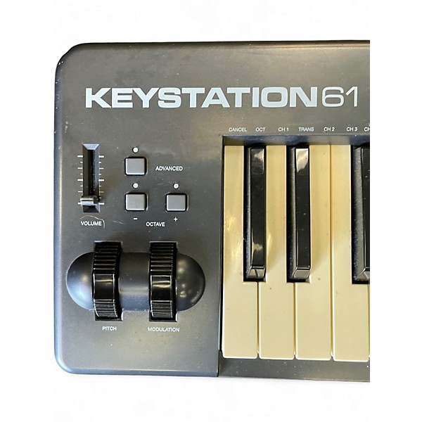Used M-Audio keystation 61 MIDI Controller