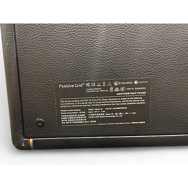 Used Positive Grid Spark 40 Battery Powered Amp