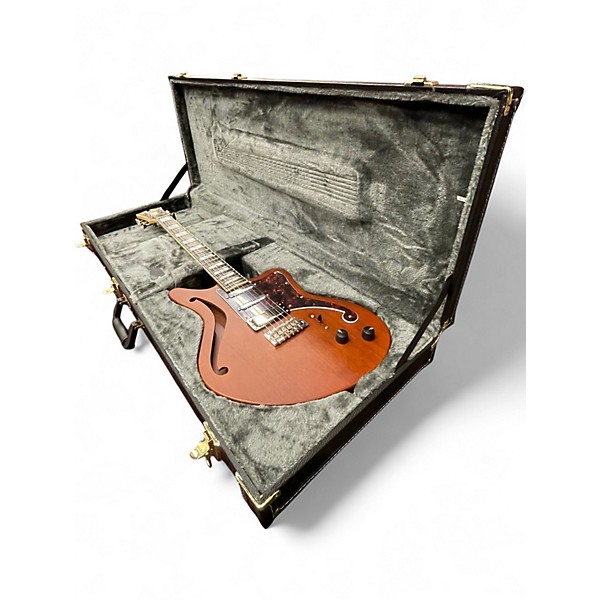 Used D'Angelico Deluxe Bedford SH Walnut Hollow Body Electric Guitar