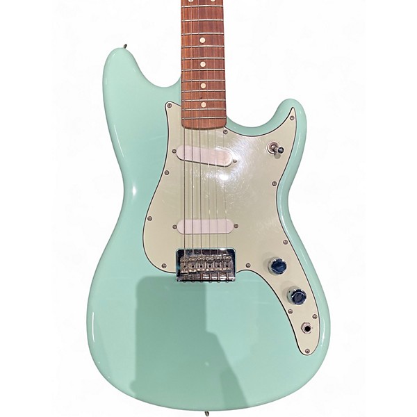 Used Fender Duo Sonic Surf Green Solid Body Electric Guitar