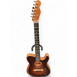 Used Fender American Acoustasonic Telecaster Sunburst Acoustic Electric Guitar