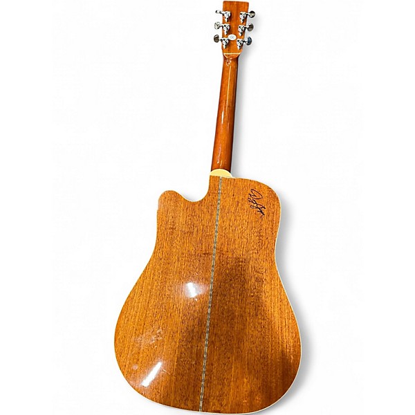 Used Zager ZAD50CE Natural Acoustic Electric Guitar