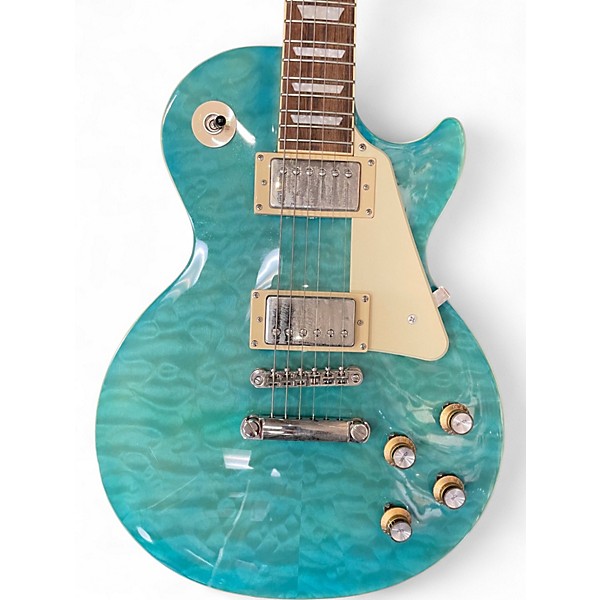 Used Epiphone LES PAUL STANDARD 60S Trans Blue Solid Body Electric Guitar