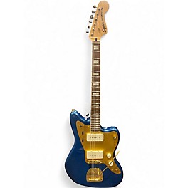 Used 2022 Squier 40th anniversary Jazzmaster (Gold Edition) Lake Placid Blue Solid Body Electric Guitar