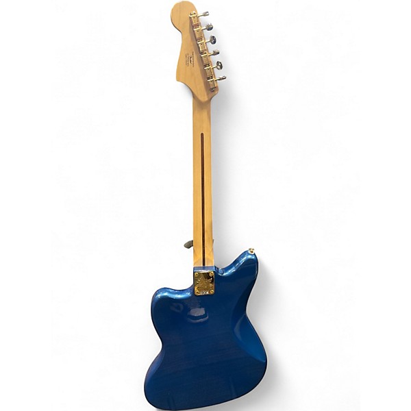Used 2022 Squier 40th anniversary Jazzmaster (Gold Edition) Lake Placid Blue Solid Body Electric Guitar