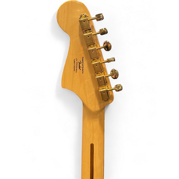 Used 2022 Squier 40th anniversary Jazzmaster (Gold Edition) Lake Placid Blue Solid Body Electric Guitar