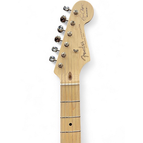 Used Fender Artist Series Eric Clapton Stratocaster Black Solid Body Electric Guitar