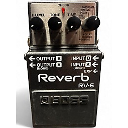 Used BOSS RV6 Digital Reverb Effect Pedal