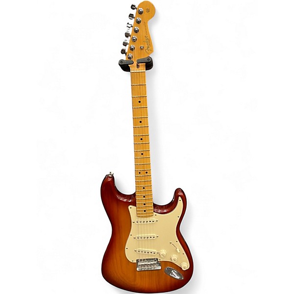 Used 2021 Fender American Professional Stratocaster SSS Sienna Sunburst Solid Body Electric Guitar