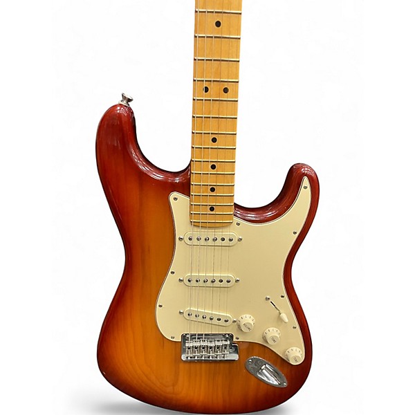Used 2021 Fender American Professional Stratocaster SSS Sienna Sunburst Solid Body Electric Guitar