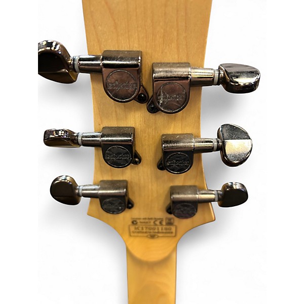 Used Schecter Guitar Research Omen Extreme 6 PINK BURST Solid Body Electric Guitar