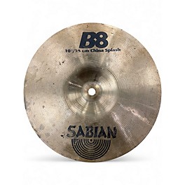 Used SABIAN 10in B8 China Splash Cymbal