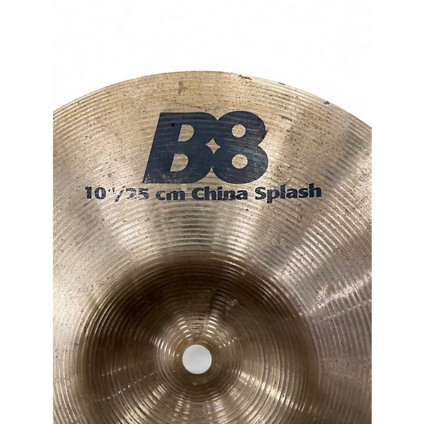 Used SABIAN 10in B8 China Splash Cymbal