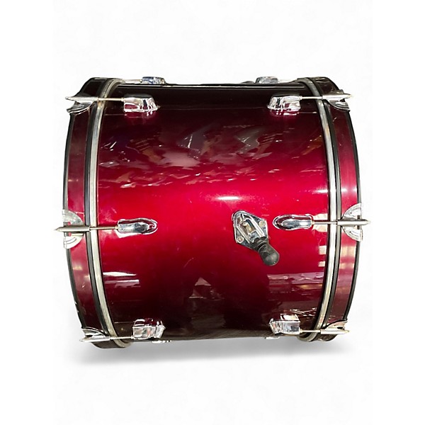 Used Mapex 6 Piece Tornado Wine Red Drum Kit