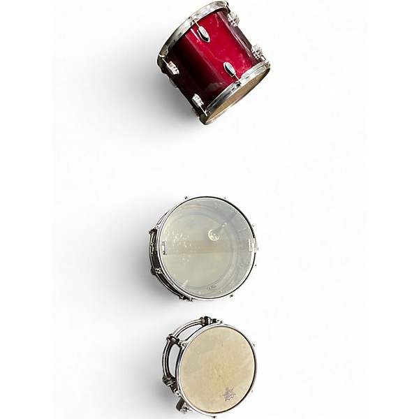 Used Mapex 6 Piece Tornado Wine Red Drum Kit