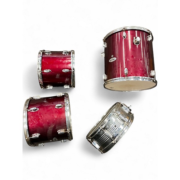 Used Mapex 6 Piece Tornado Wine Red Drum Kit