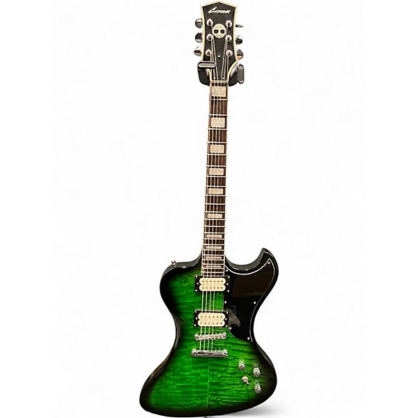 Used Grzenia Royale Green Solid Body Electric Guitar