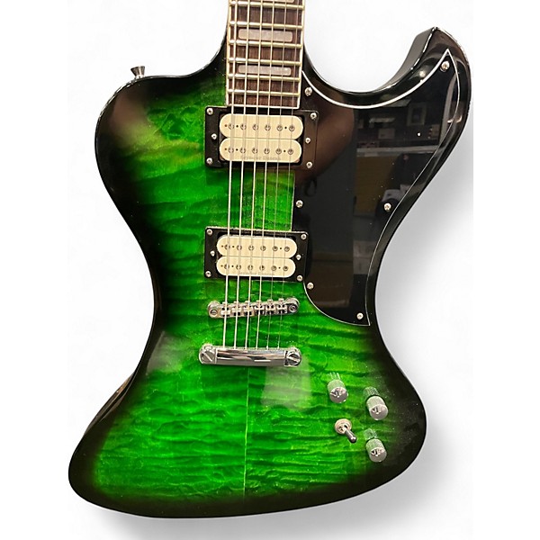 Used Grzenia Royale Green Solid Body Electric Guitar