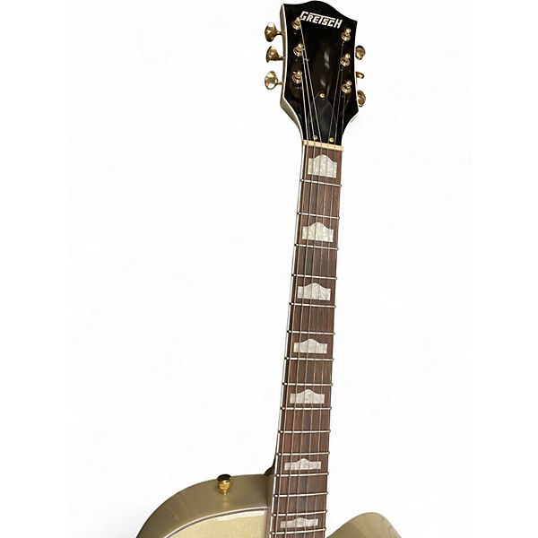 Used Gretsch Guitars g5427tg Champagne White Gold Hollow Body Electric Guitar