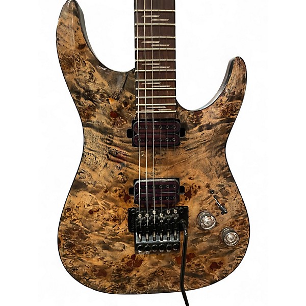 Used Schecter Guitar Research omen elite 6  Charcoal Solid Body Electric Guitar