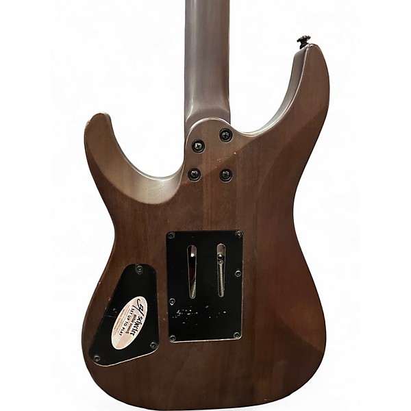 Used Schecter Guitar Research omen elite 6  Charcoal Solid Body Electric Guitar