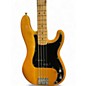 Used Squier Precision Bass Natural Electric Bass Guitar