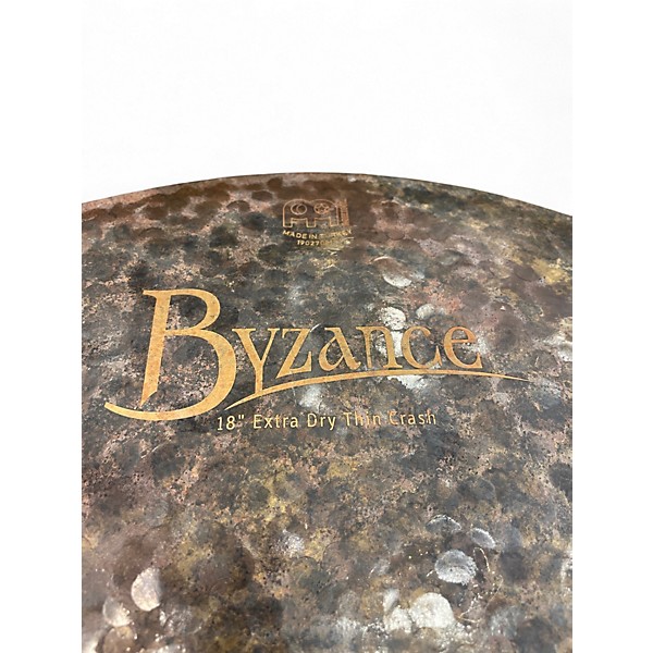 Used MEINL 18in Byzance Extra Thin Dry Crash Cymbal