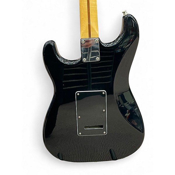 Used 2004 Fender Standard Stratocaster Black Solid Body Electric Guitar