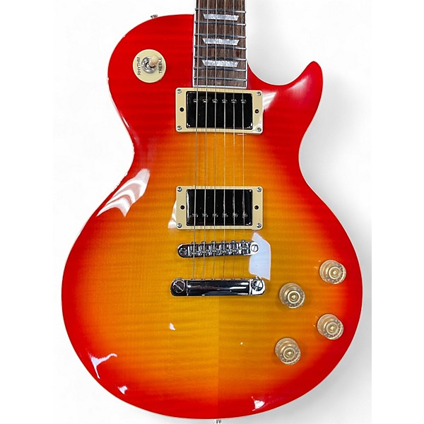 Used Latitude Single Cut style heritage sunburst Solid Body Electric Guitar