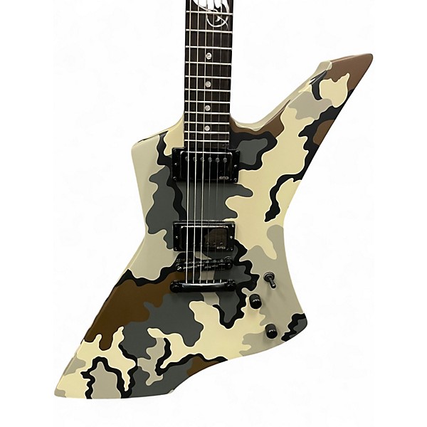 Used ESP LTD James Hetfield Snakebyte Camo Solid Body Electric Guitar