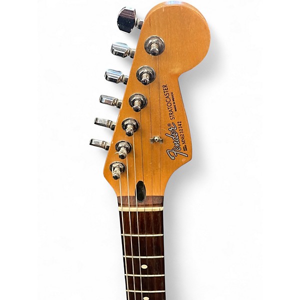 Used Fender Standard Stratocaster Black Solid Body Electric Guitar