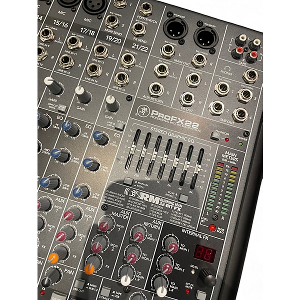 Used Mackie PROFX22 Unpowered Mixer