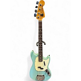 Vintage 1967 Fender Mustang Bass Daphne Blue Electric Bass Guitar