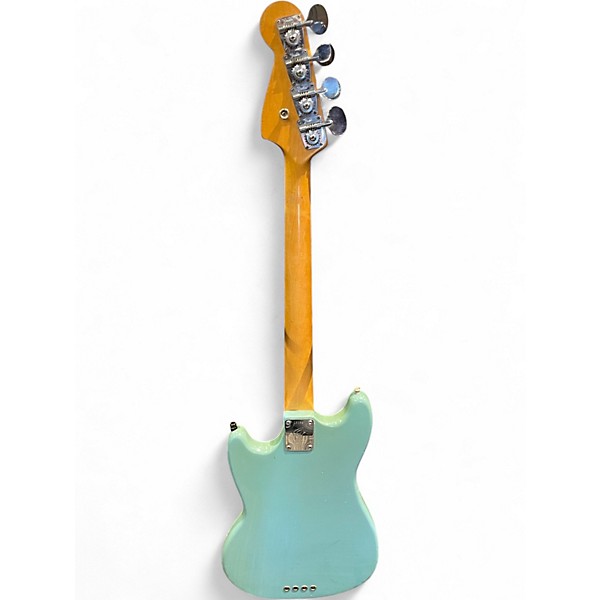 Vintage 1967 Fender Mustang Bass Daphne Blue Electric Bass Guitar