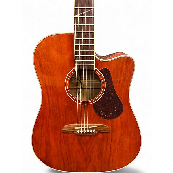 Used Alvarez AD60CK Mahogany Acoustic Electric Guitar