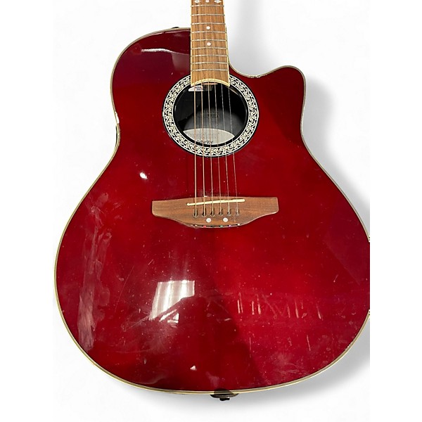 Used Ovation CC 057 CELEBRITY Cherry Acoustic Guitar