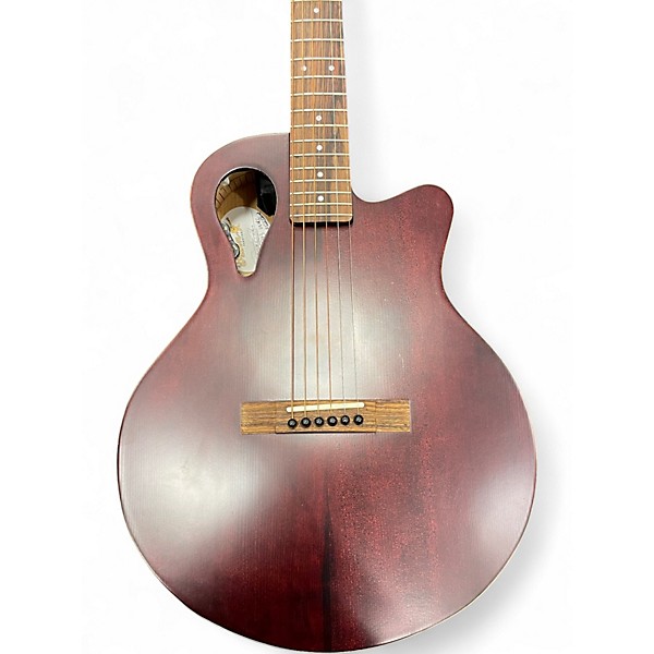 Used Gruhn versitar Natural Acoustic Electric Guitar