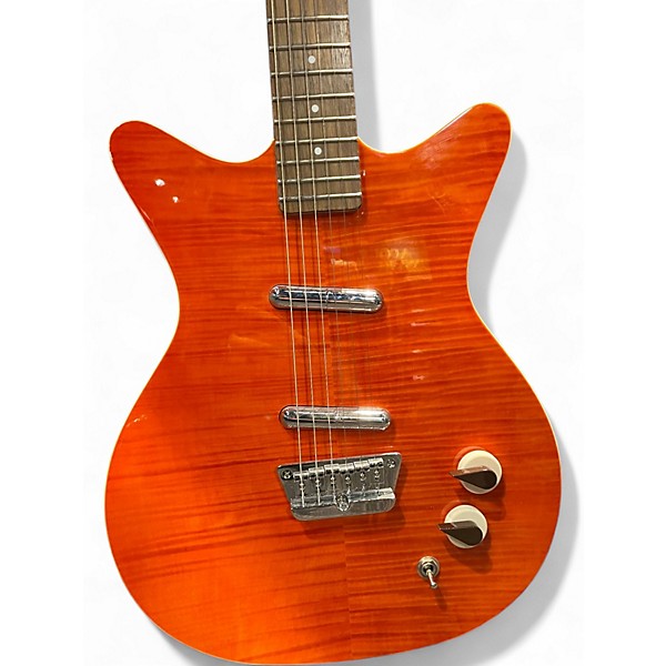 Used Danelectro 59 DIVINE Orange Solid Body Electric Guitar