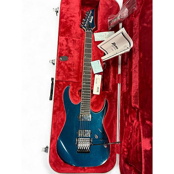 Used Ibanez RG5320C Prestige Series Deep Forest Green Metallic Solid Body Electric Guitar