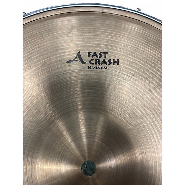 Used Zildjian 14in A Series Fast Crash Cymbal