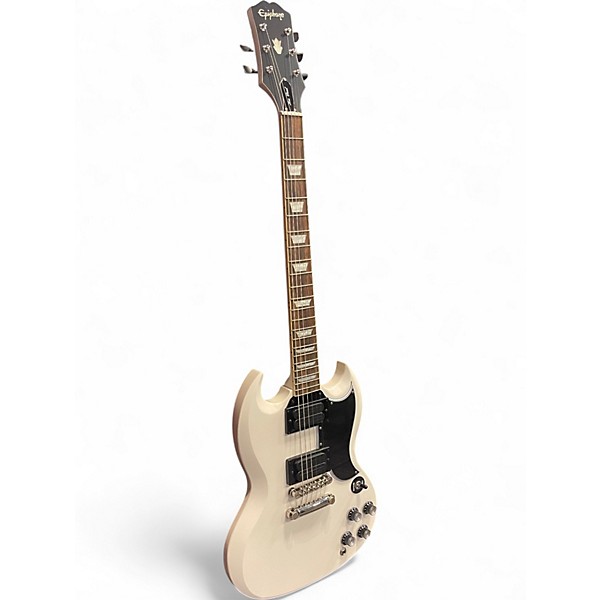 Used Epiphone INSPIRED BY GIBSON 1961 LES PAUL SG White Solid Body Electric Guitar