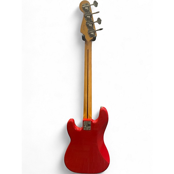 Used Fender Vintera 50s Precision Bass Fiesta Red Electric Bass Guitar