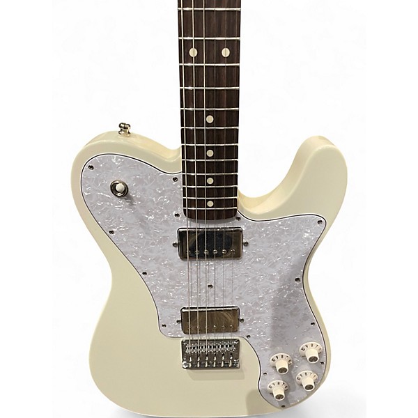 Used Partscaster TELECASTER W/ 920D '72 DELUXE LOADED PICKGUARD WHITE Solid Body Electric Guitar