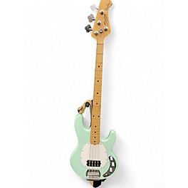 Used Steling ERNIEBALL STINGRAY 4 Seafoam Green Electric Bass Guitar