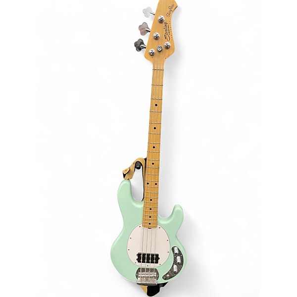 Used Steling ERNIEBALL STINGRAY 4 Seafoam Green Electric Bass Guitar